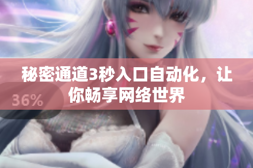 秘密通道3秒入口自动化，让你畅享网络世界