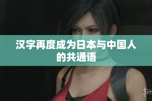 汉字再度成为日本与中国人的共通语