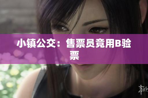 小镇公交：售票员竟用B验票