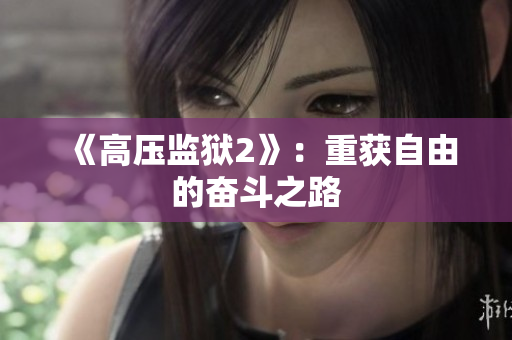 《高压监狱2》：重获自由的奋斗之路