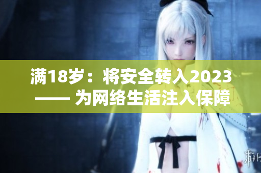 满18岁：将安全转入2023 —— 为网络生活注入保障之新策略