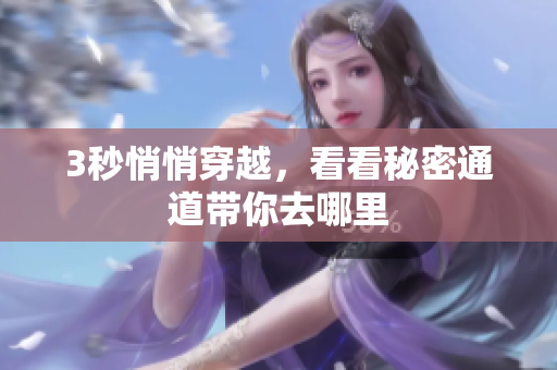 3秒悄悄穿越，看看秘密通道带你去哪里