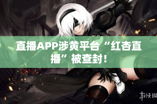 直播APP涉黄平台“红杏直播”被查封！
