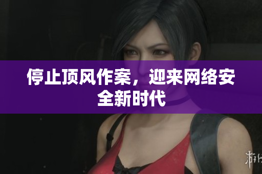 停止顶风作案，迎来网络安全新时代