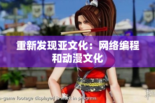 重新发现亚文化：网络编程和动漫文化