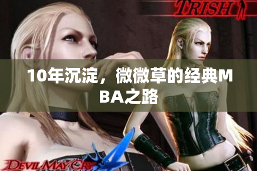 10年沉淀，微微草的经典MBA之路
