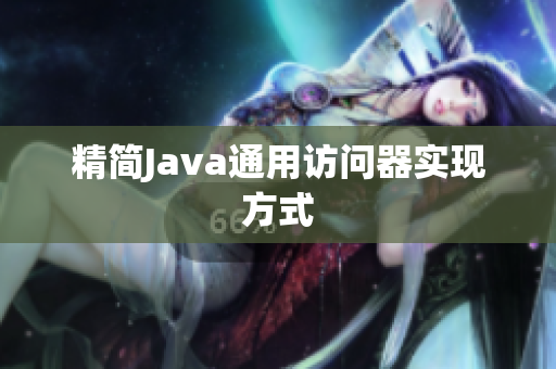 精简Java通用访问器实现方式