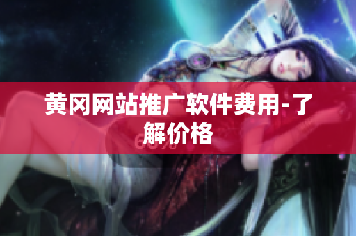 黄冈网站推广软件费用-了解价格