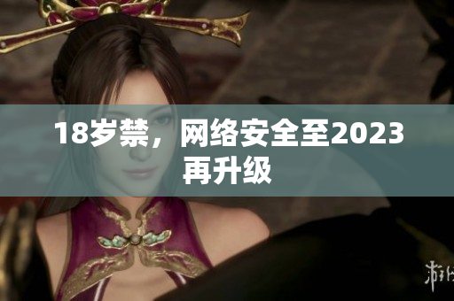 18岁禁，网络安全至2023再升级