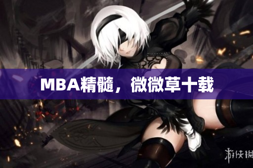 MBA精髓，微微草十载