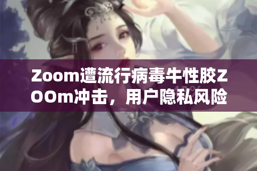 Zoom遭流行病毒牛性胶ZOOm冲击，用户隐私风险加大
