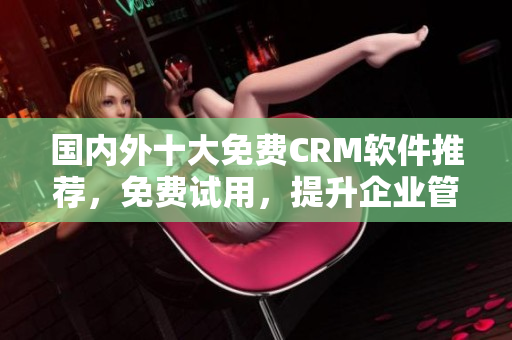国内外十大免费CRM软件推荐，免费试用，提升企业管理效率！