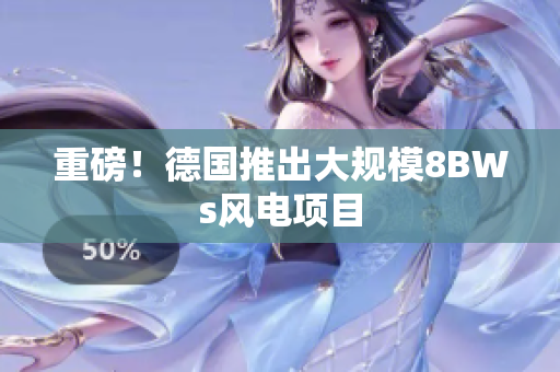 重磅！德国推出大规模8BWs风电项目