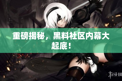 重磅揭秘，黑料社区内幕大起底！