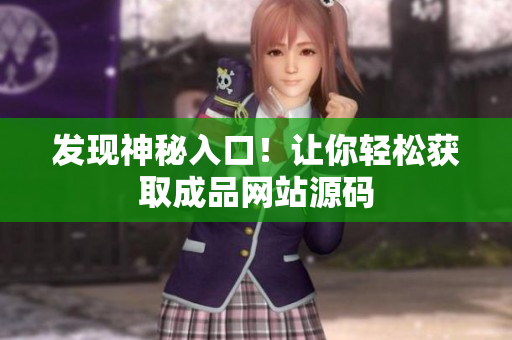 发现神秘入口！让你轻松获取成品网站源码