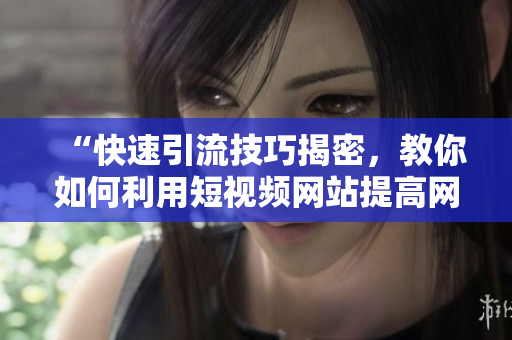 “快速引流技巧揭密，教你如何利用短视频网站提高网站访问量”