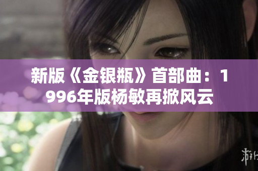 新版《金银瓶》首部曲：1996年版杨敏再掀风云