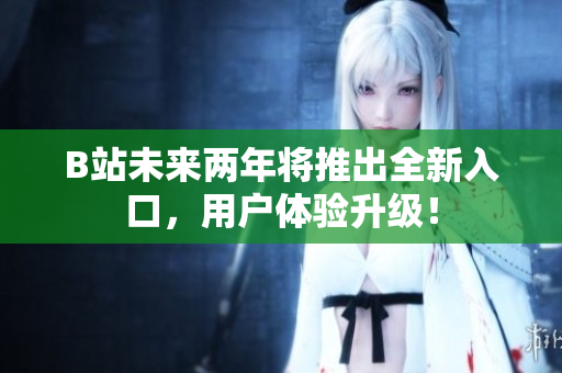 B站未来两年将推出全新入口，用户体验升级！