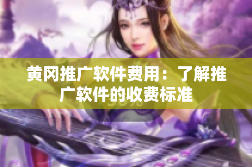 黄冈推广软件费用：了解推广软件的收费标准