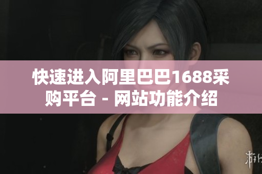 快速进入阿里巴巴1688采购平台 - 网站功能介绍