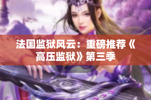 法国监狱风云：重磅推荐《高压监狱》第三季