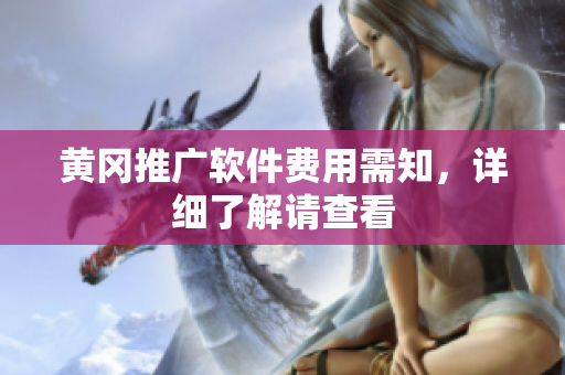 黄冈推广软件费用需知，详细了解请查看