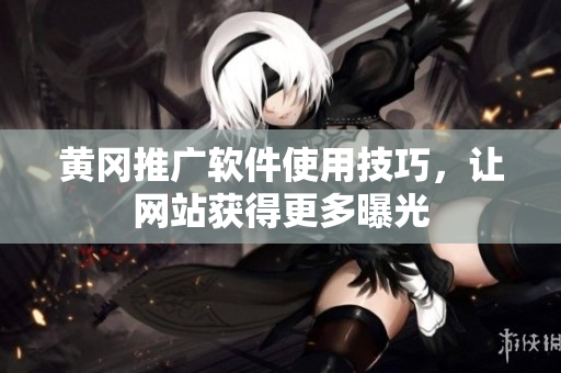 黄冈推广软件使用技巧，让网站获得更多曝光