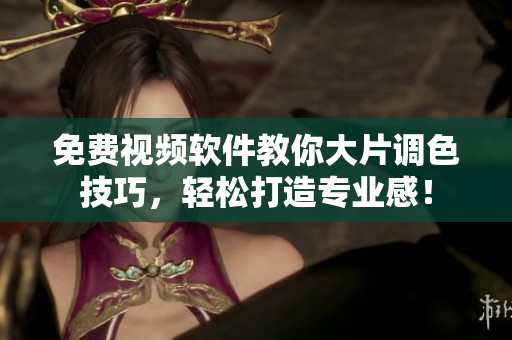 免费视频软件教你大片调色技巧，轻松打造专业感！