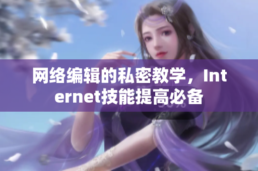 网络编辑的私密教学，Internet技能提高必备