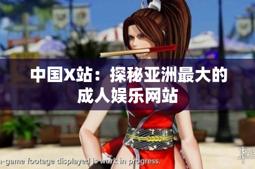 中国X站：探秘亚洲最大的成人娱乐网站