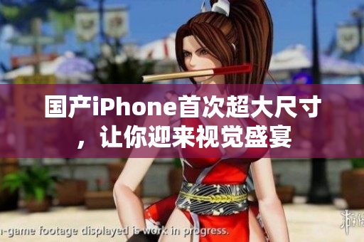 国产iPhone首次超大尺寸，让你迎来视觉盛宴