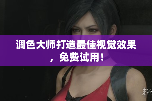 调色大师打造最佳视觉效果，免费试用！