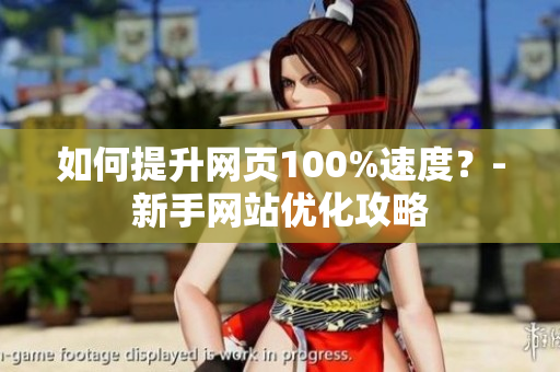 如何提升网页100%速度？-新手网站优化攻略