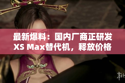 最新爆料：国内厂商正研发XS Max替代机，释放价格优势！