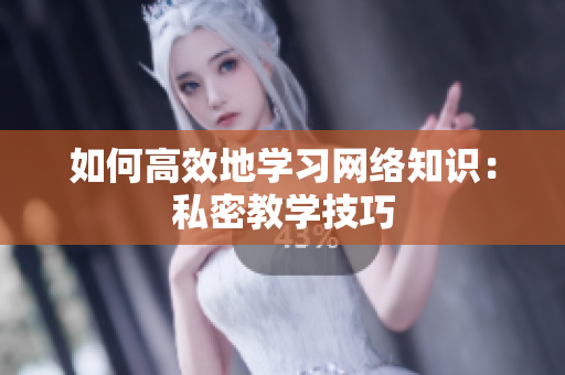 如何高效地学习网络知识：私密教学技巧