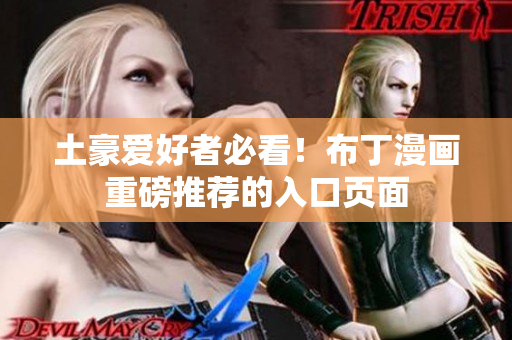 土豪爱好者必看！布丁漫画重磅推荐的入口页面
