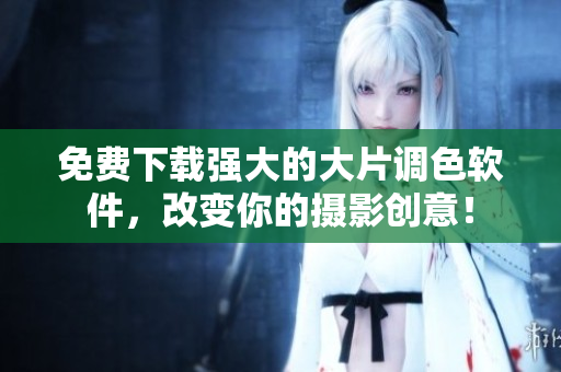 免费下载强大的大片调色软件，改变你的摄影创意！