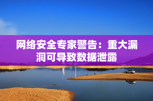 网络安全专家警告：重大漏洞可导致数据泄露