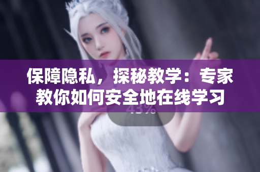 保障隐私，探秘教学：专家教你如何安全地在线学习