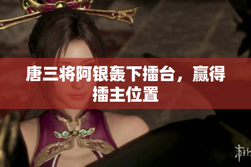 唐三将阿银轰下擂台，赢得擂主位置