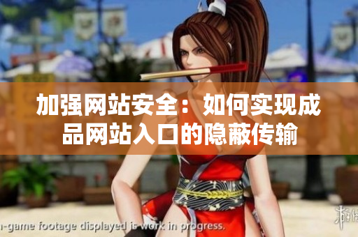加强网站安全：如何实现成品网站入口的隐蔽传输