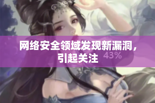 网络安全领域发现新漏洞，引起关注