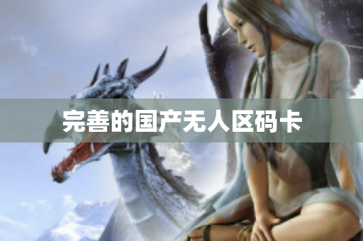 完善的国产无人区码卡