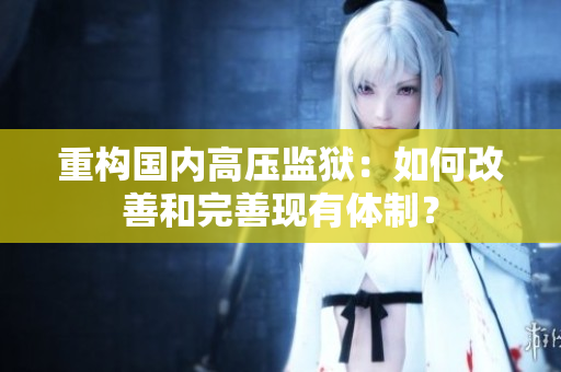 重构国内高压监狱：如何改善和完善现有体制？