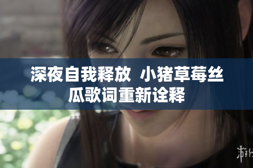 深夜自我释放  小猪草莓丝瓜歌词重新诠释