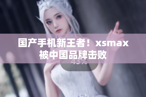 国产手机新王者！xsmax被中国品牌击败