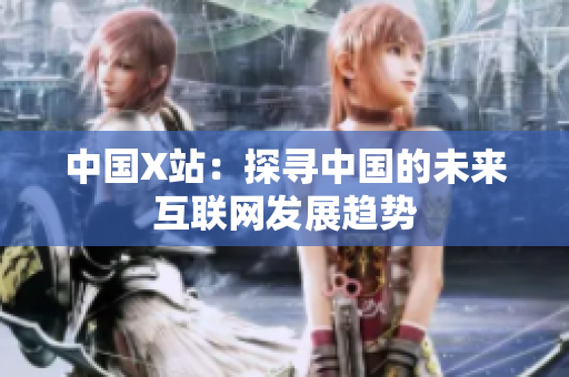 中国X站：探寻中国的未来互联网发展趋势