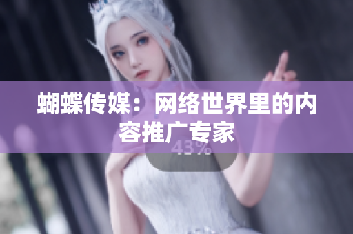 蝴蝶传媒：网络世界里的内容推广专家