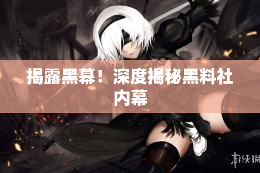揭露黑幕！深度揭秘黑料社内幕