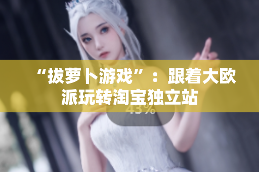 “拔萝卜游戏”：跟着大欧派玩转淘宝独立站